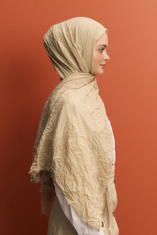 Vual Krash Shawl Camel