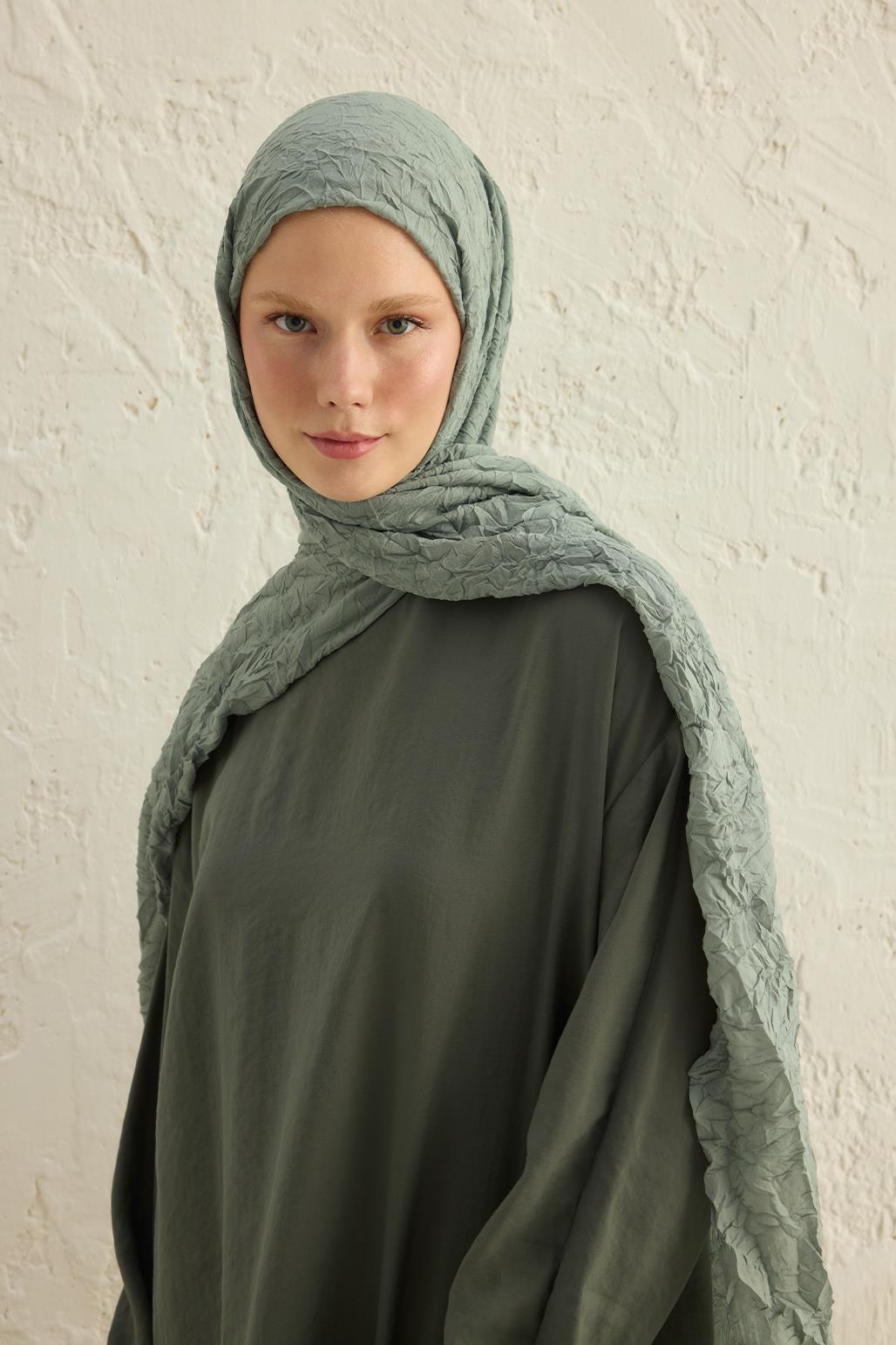 Vual Krash Shawl Pastel Green