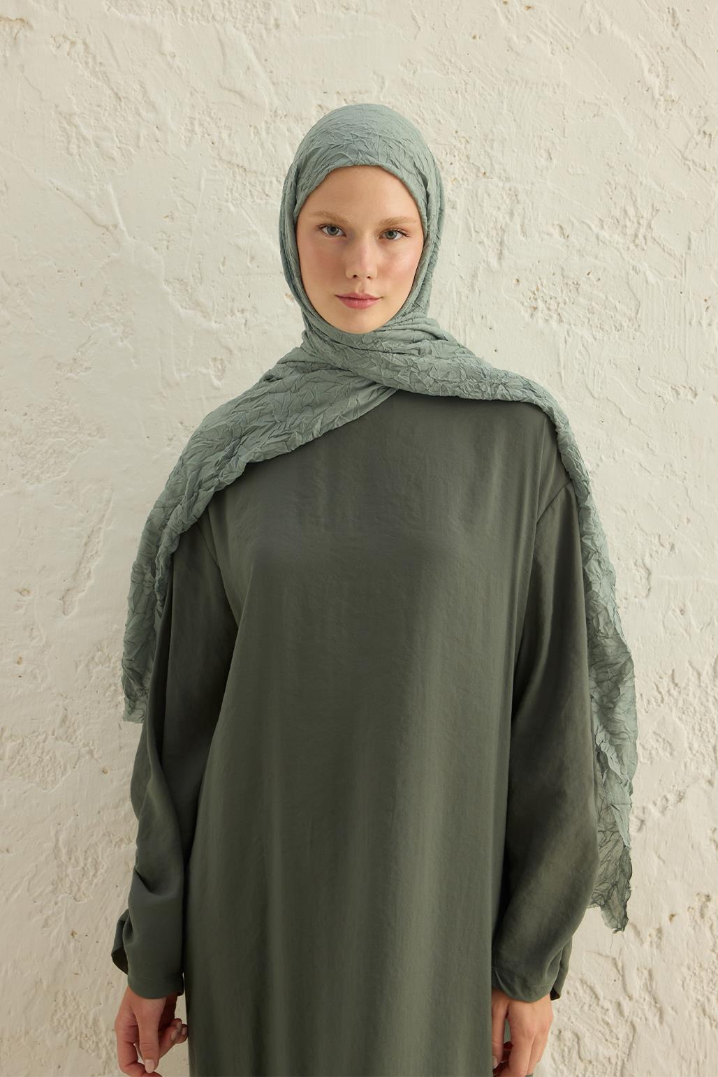 Vual Krash Shawl Pastel Green