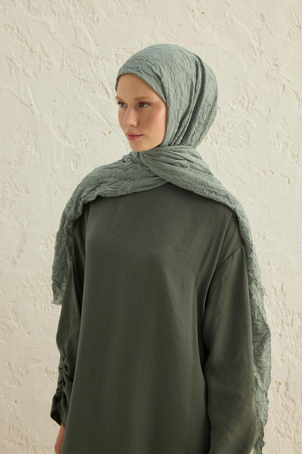 Vual Krash Shawl Pastel Green