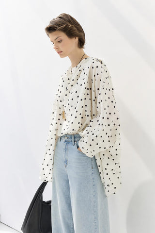 Wide Leg Denim Trousers Light Blue