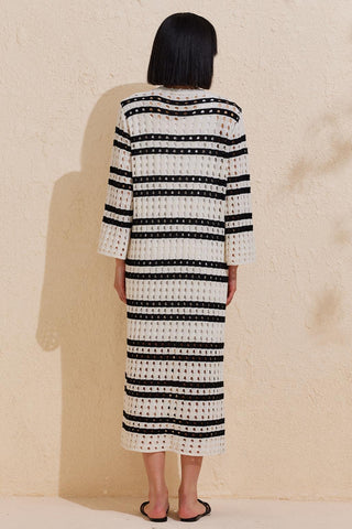 Summer Knitwear Dress Black