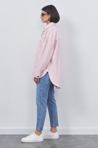 Washed Gabardine Jacket Pink