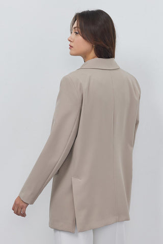 Alina Blazer with Slits Mink